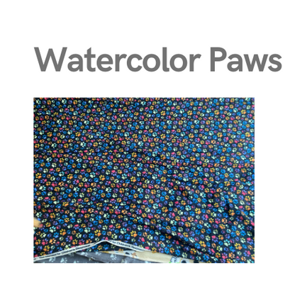 48" x 30" Coral Thermal Fleece Pet Blanket Rainbow Paw Print